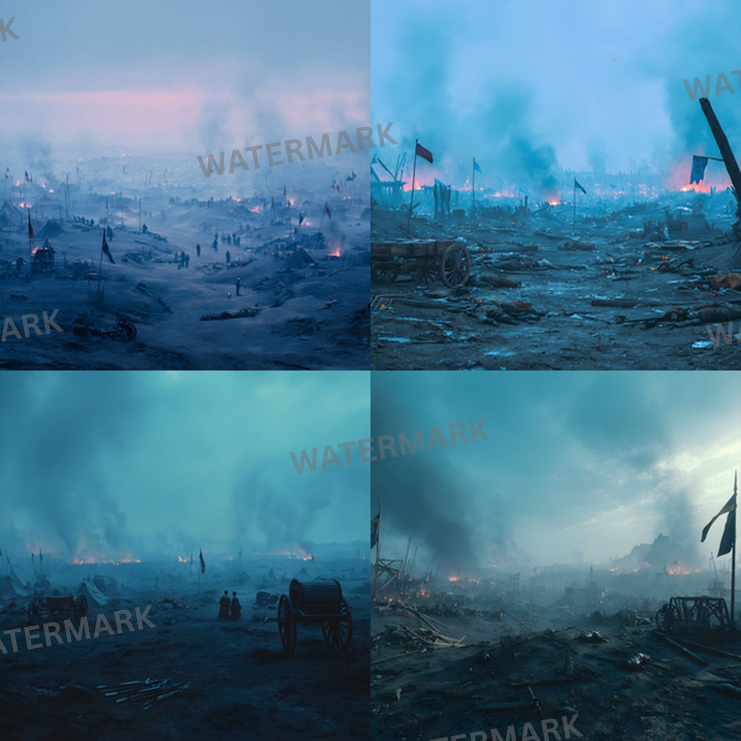 Battlefield Digital Backdrop, War Zone Background, Apocalypse Photography Prop, Military Aftermath Square Image, Dramatic Photo Booth, Post-Apocalyptic Scene