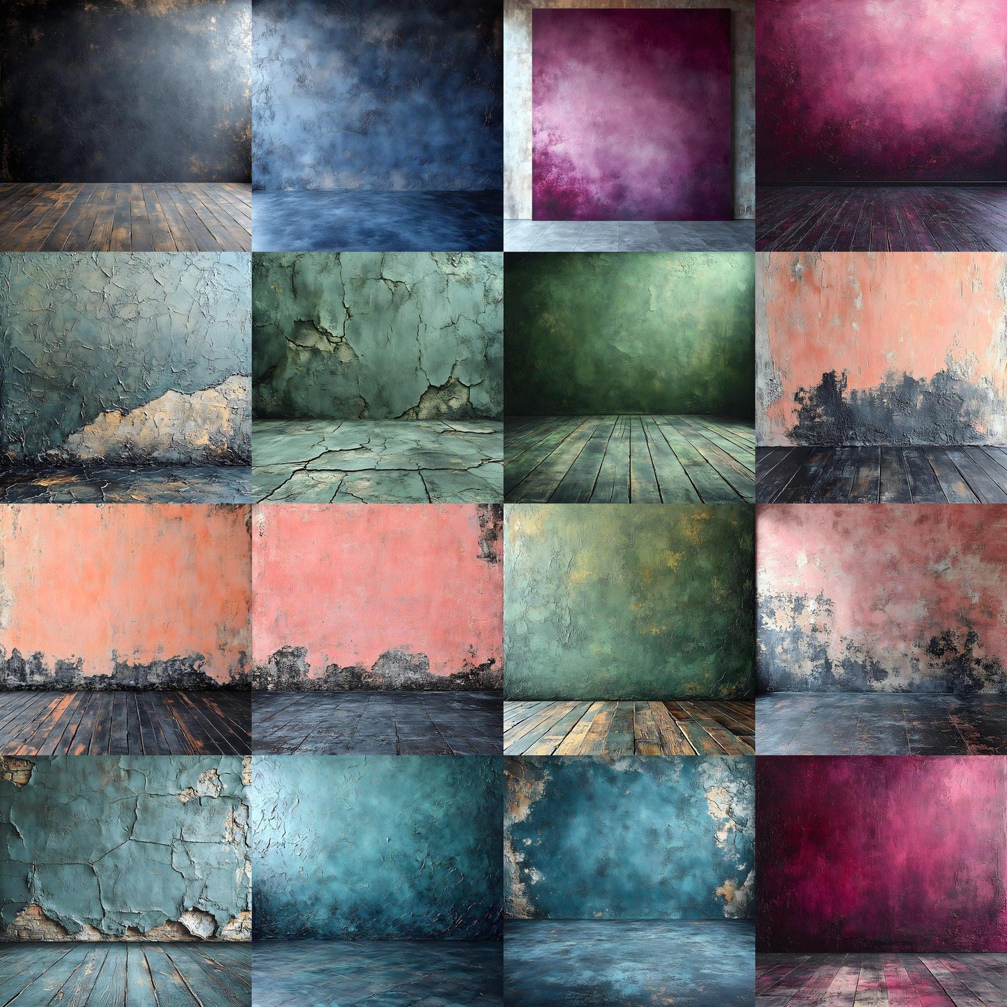 Textured Studio Backdrops - High-Quality Digital Backgrounds for Photography, Photoshop Overlays & Portrait Sessions