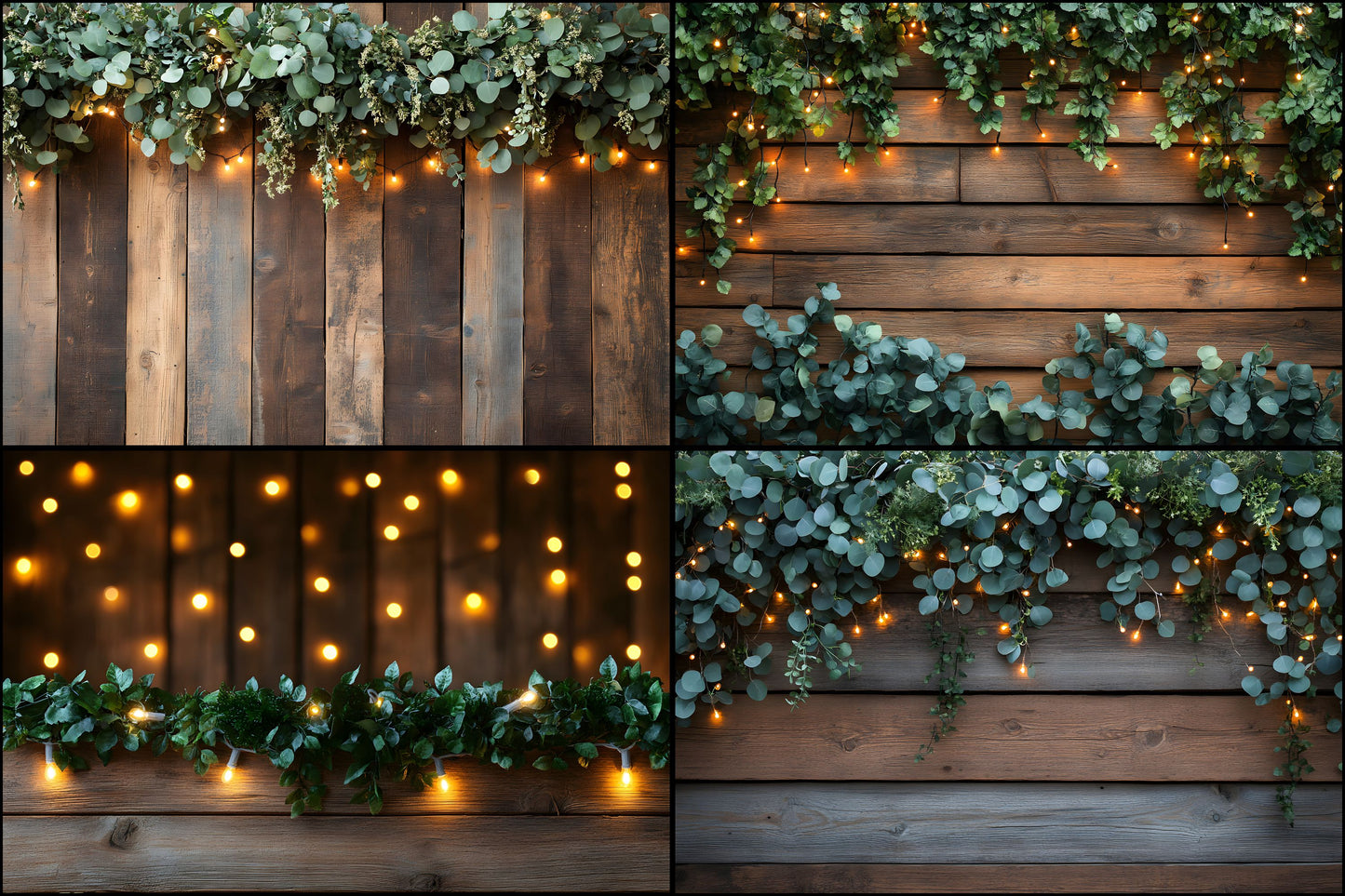Rustic Barnwood Digital Backdrop Set, Farmhouse Photography Backgrounds, Ratios for Rustic Portraits, Country Photo Overlays, Barn Wood Textures