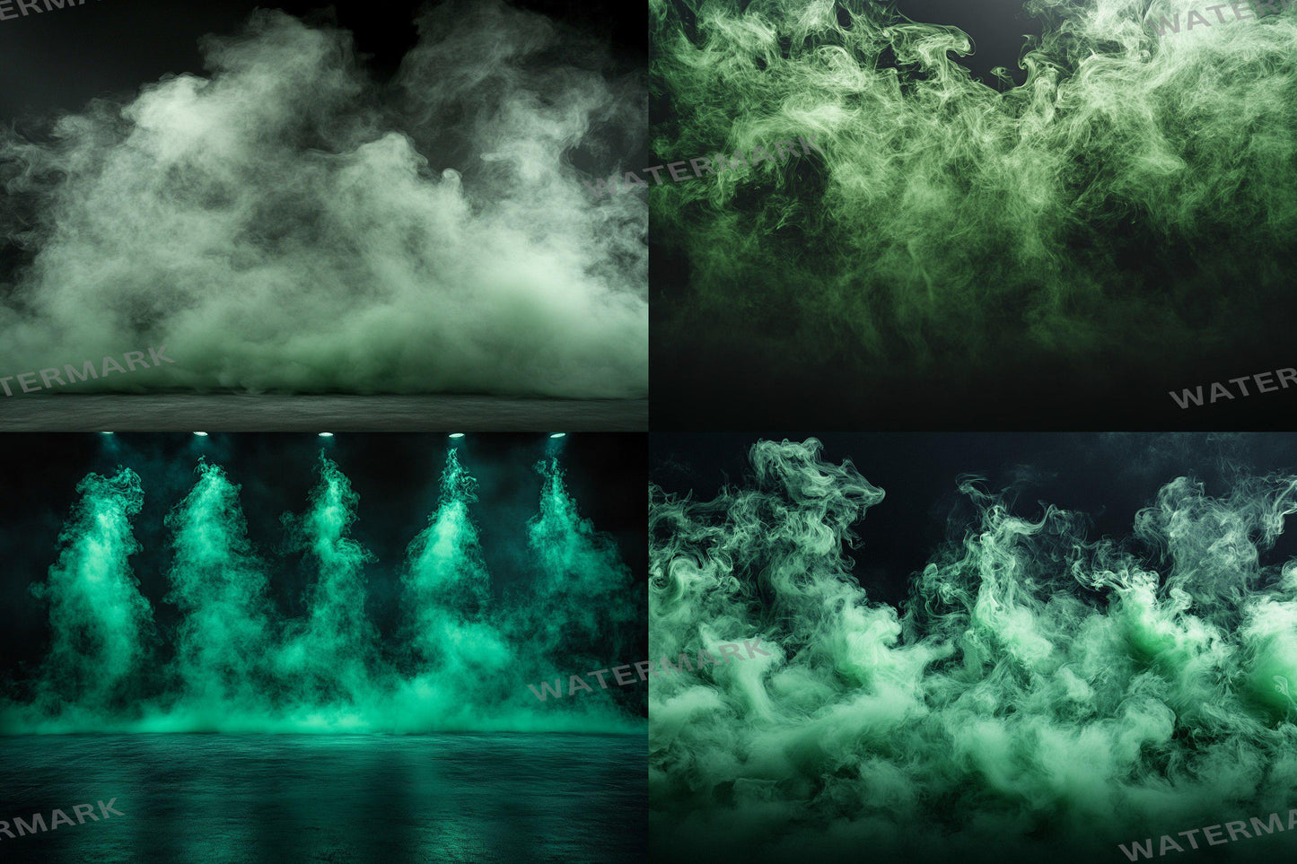Green Smoke Backdrops, Mystical Fog Overlays, Dreamy Vapor Effects, Eerie Mist Textures, Atmospheric Digital Backgrounds for Creators