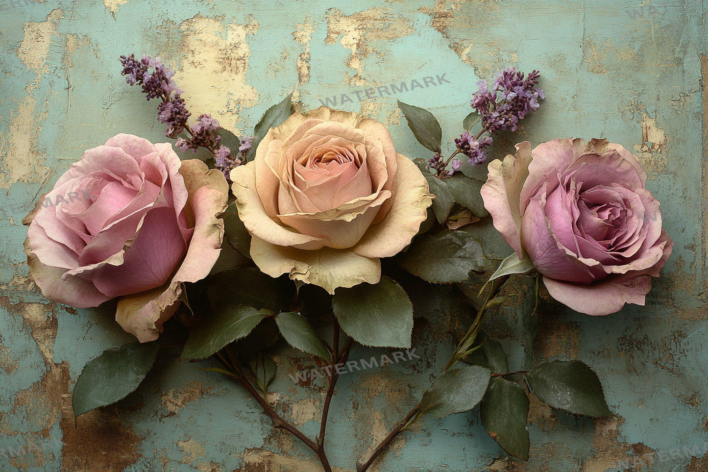 Vintage rose bouquet digital backdrops, floral PNG overlays, shabby chic photography backgrounds, pink flower scene composite props