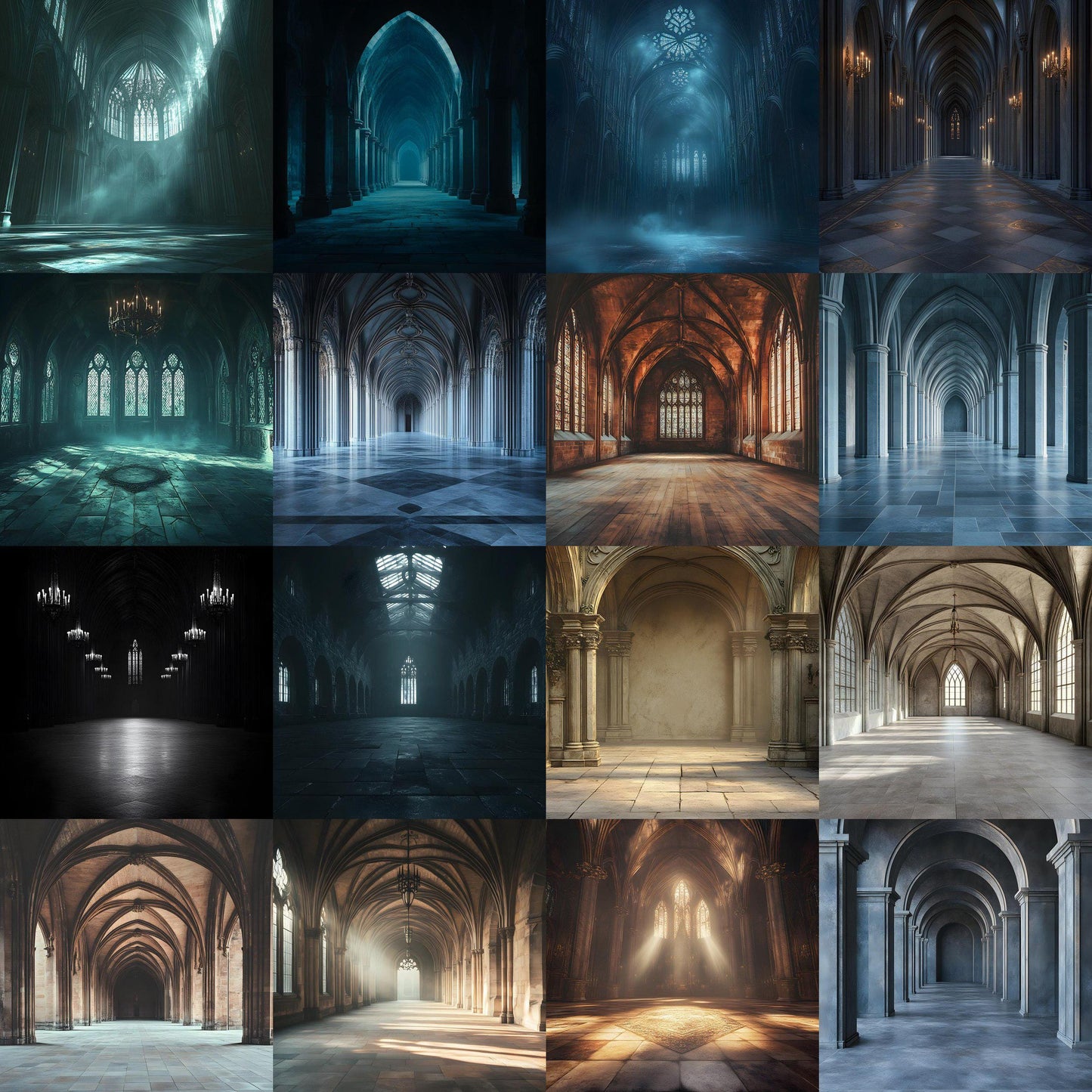 Gothic Backdrops, Castle Background, Dark Halloween Backdrop, Gothic Architecture Digital Backdrop, Photoshop Background, Digital Backdrop