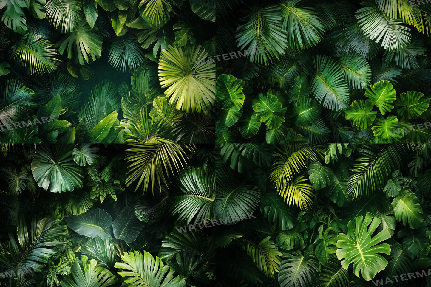 Aerial Tropic Leafy Green Backdrops - TV wallpaper, 16:9 ratio.perfect for streaming backgrounds, Photoshop, Overlays, Photography Backdrops