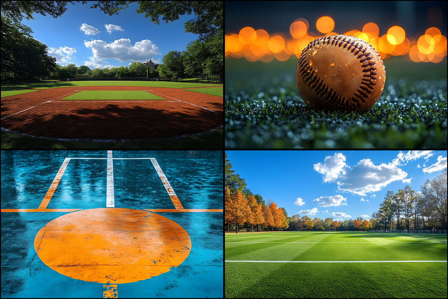 Sports Photography Backdrop Bundle, Action Scene Digital Backgrounds for Athlete Portraits, Team Photo Day, High Resolution Images