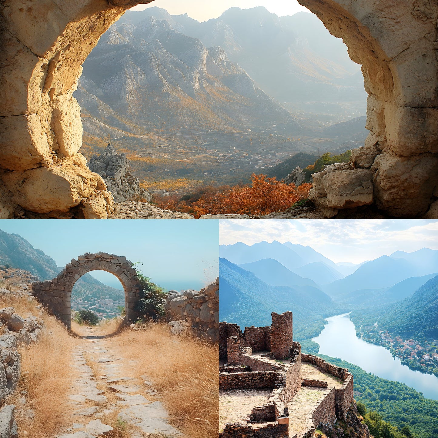 Abandoned Castle Backdrop, European Ruins Background, Photography Digital Download, Fantasy Photo, Medieval Scene, Images