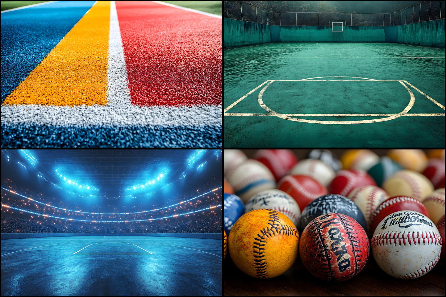 Sports Photography Backdrop Bundle, Action Photo Backgrounds, Digital Download for Team Portraits, Athlete Pictures, Scenes