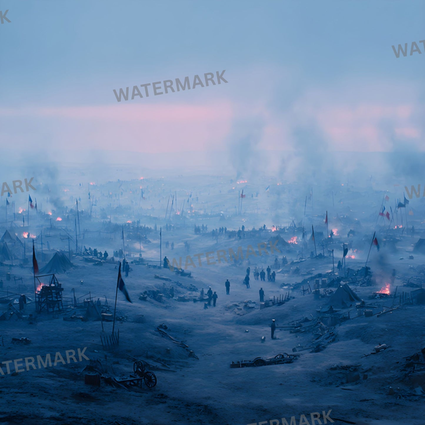 Battlefield Digital Backdrop, War Zone Background, Apocalypse Photography Prop, Military Aftermath Square Image, Dramatic Photo Booth, Post-Apocalyptic Scene
