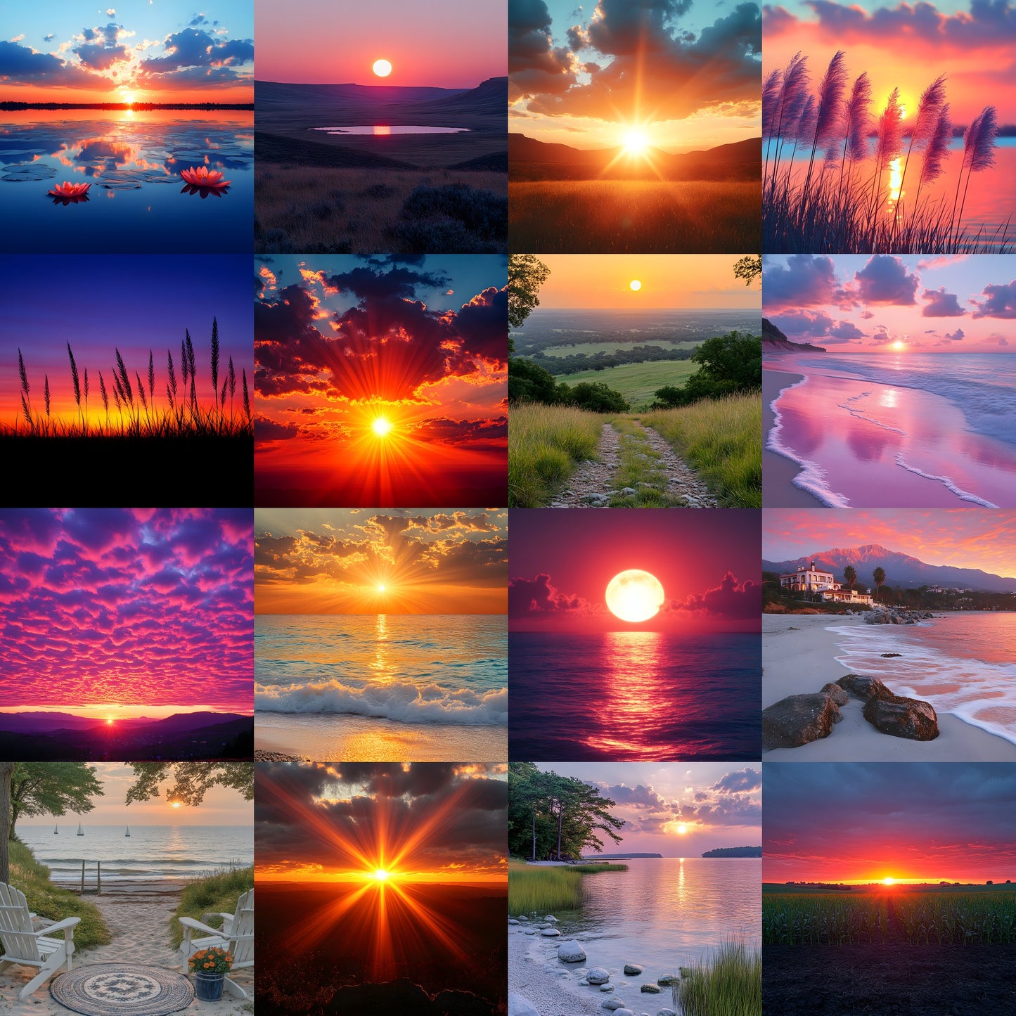 Sunset Photography Backdrop Bundle, Golden Hour Digital Backgrounds for Photographers, Warm Light Portrait Photography, Dreamy Overlays