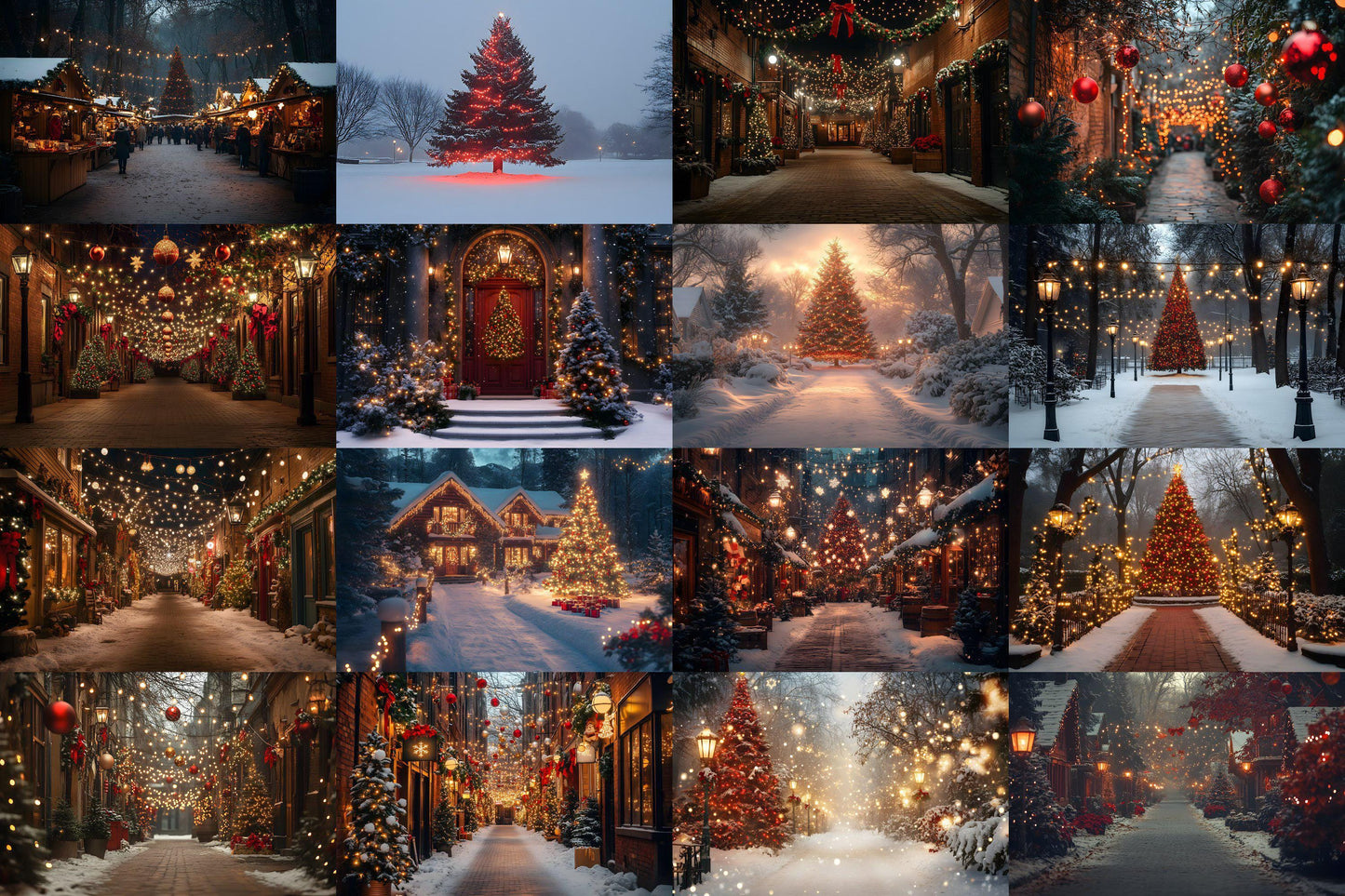 :2 Horizontal Christmas Backdrops, Digital Backdrop, Festive Christmas Backdrop Festive Digital Download Christmas Background