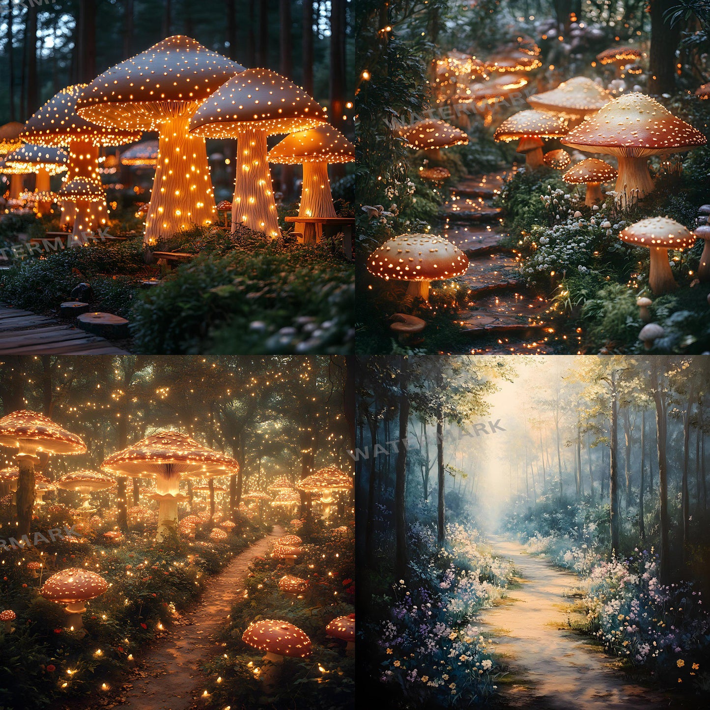 Alice in Wonderland Backdrops | Digital Fantasy Story Backgrounds | Whimsical Scenes - Wonderland Backdrops - Alice Backdrops