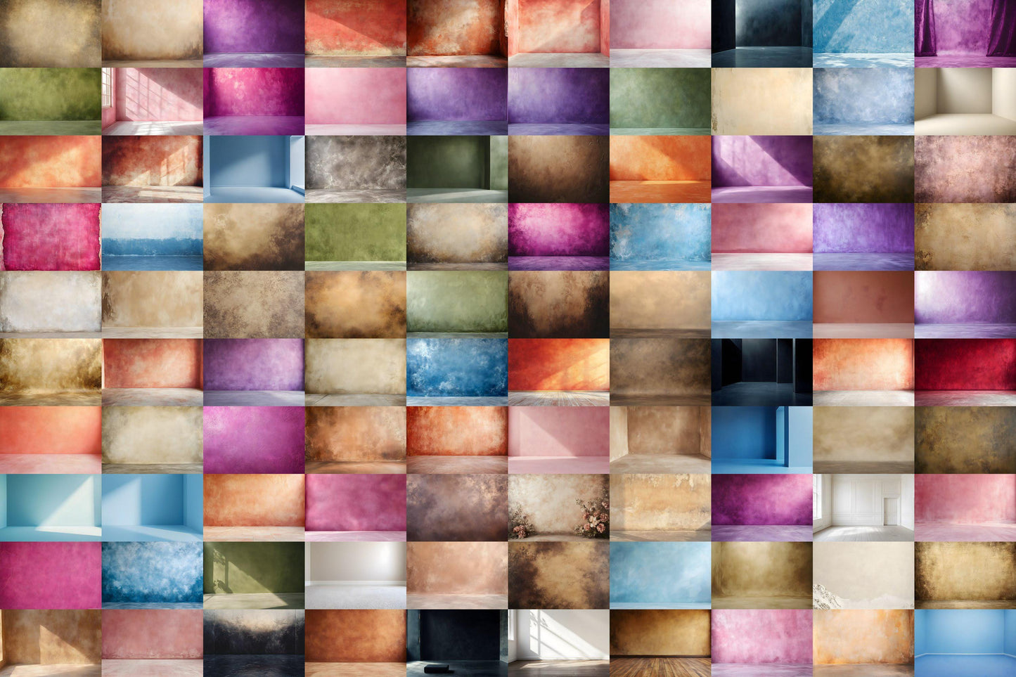 Textured Photography Backdrops - Backdrop Set with 9PNG Images - 00x00px Size 32 Ratio for Creative - Photography and Design