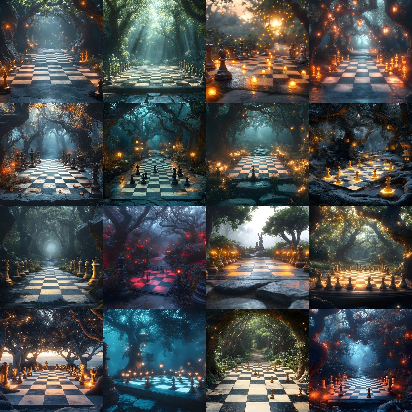 Alice in Wonderland Chessboard Backdrop, Fantasy Photography Background, Digital Download for Portrait, Photo Booth Prop