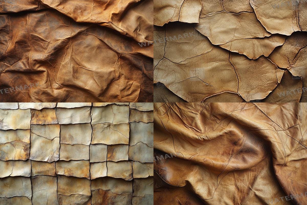 Beige Weathered Leather Digital Photography Backdrops PNGs - 00x00px Warm Aesthetic for Commercial Use
