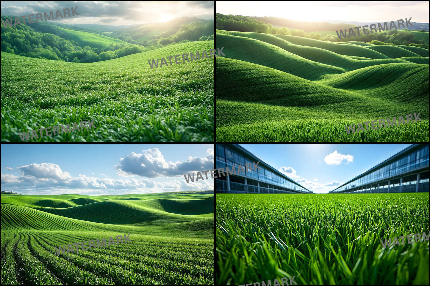 Sporty Green Field Backdrop for Photography, Lush Background, Digital Download for Sports Portraits, Team Photos, and Action Shots