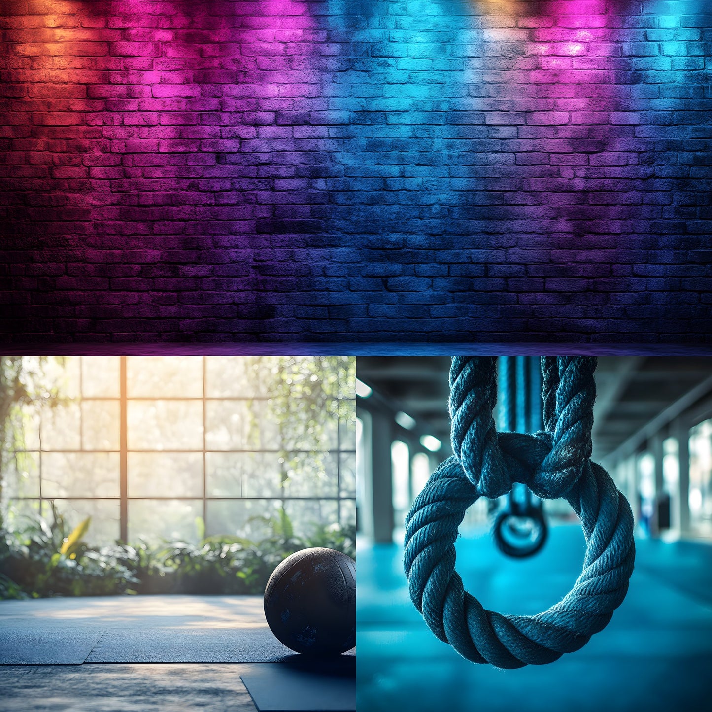 Crossfit Gym Digital Backdrop, Fitness Studio Background, Workout Photography Prop, Exercise Training Photo Overlay, Sporty Scene