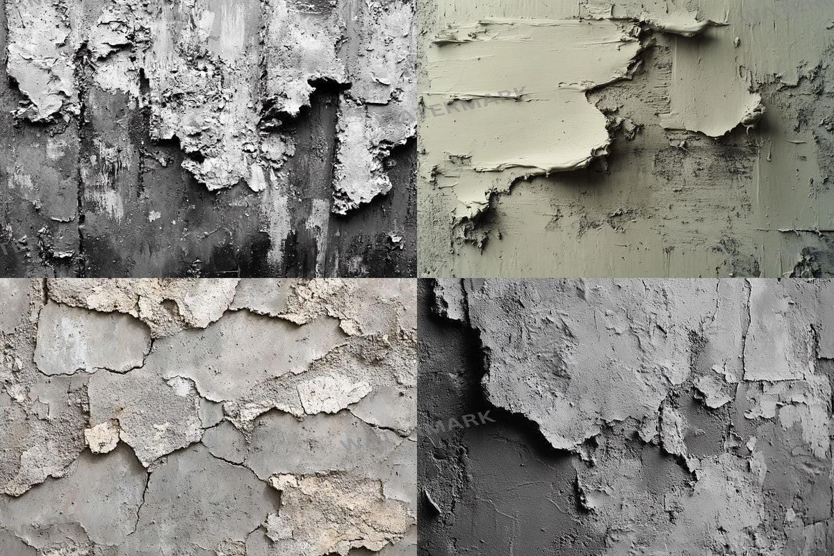 Textured Concrete Wall Backdrops Overlays - High-Quality 00x00px PNGs for Digital Artists Designers Photographers