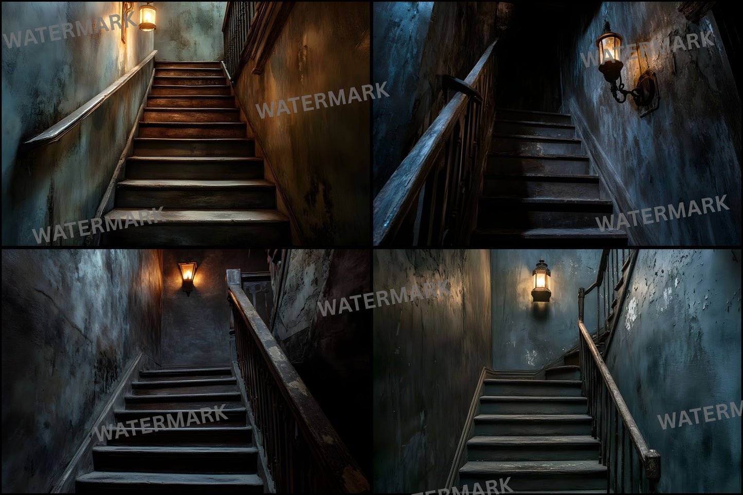 Winding Staircase Digital Backdrop, Photography Background, Fantasy Stairway Photo Prop, Fairytale Scene Setter, Magical Ascent Image