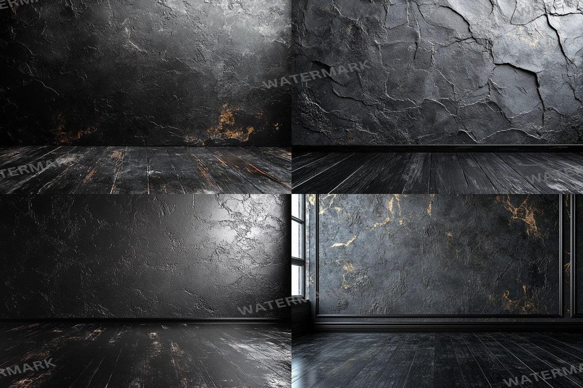 Charcoal Black Textured Photography Backdrops - 5High-Res PNGs 00x00px for Digital Art Design Warm Inviting Aesthetic Backdrops