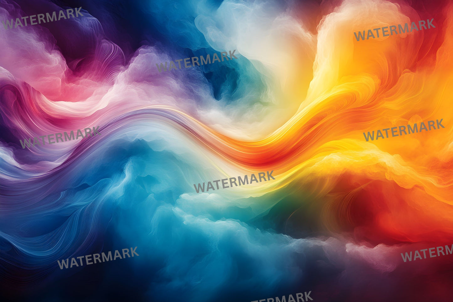 Abstract Music Note Digital Backdrop, Colorful Pattern Background for Musicians, Composers, Photography, Themed Virtual Studio