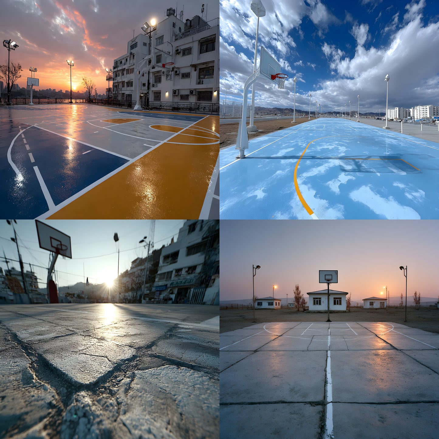 Basketball Court Digital Backdrop, Outdoor Sports Photography Background, Urban Athlete Photo Booth Prop, Sports Team Photo Overlay