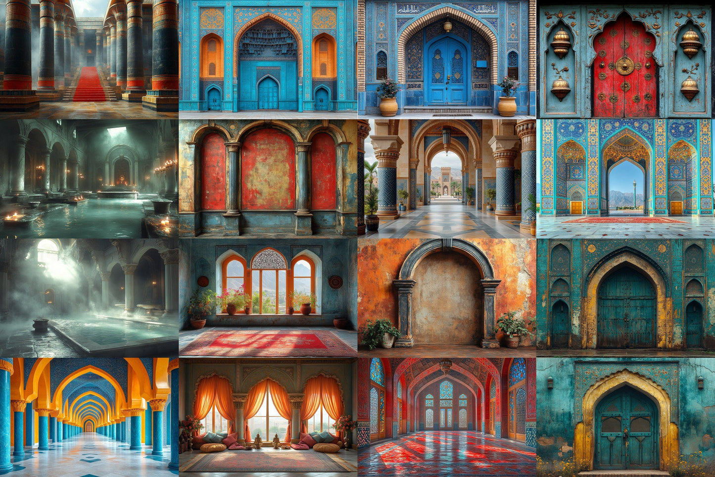 Ancient Civilizations Backdrop: 1PNGs - Historical Ruin Photography, Lost Empire Archaeological Scene, Old World Temple Digital Backdrop