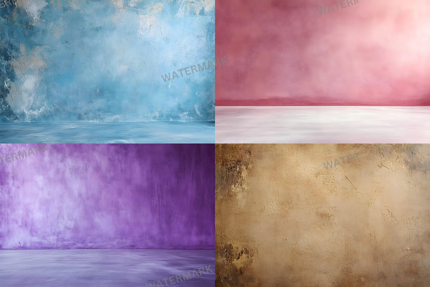 Textured Photography Backdrops - Backdrop Set with 9PNG Images - 00x00px Size 32 Ratio for Creative - Photography and Design