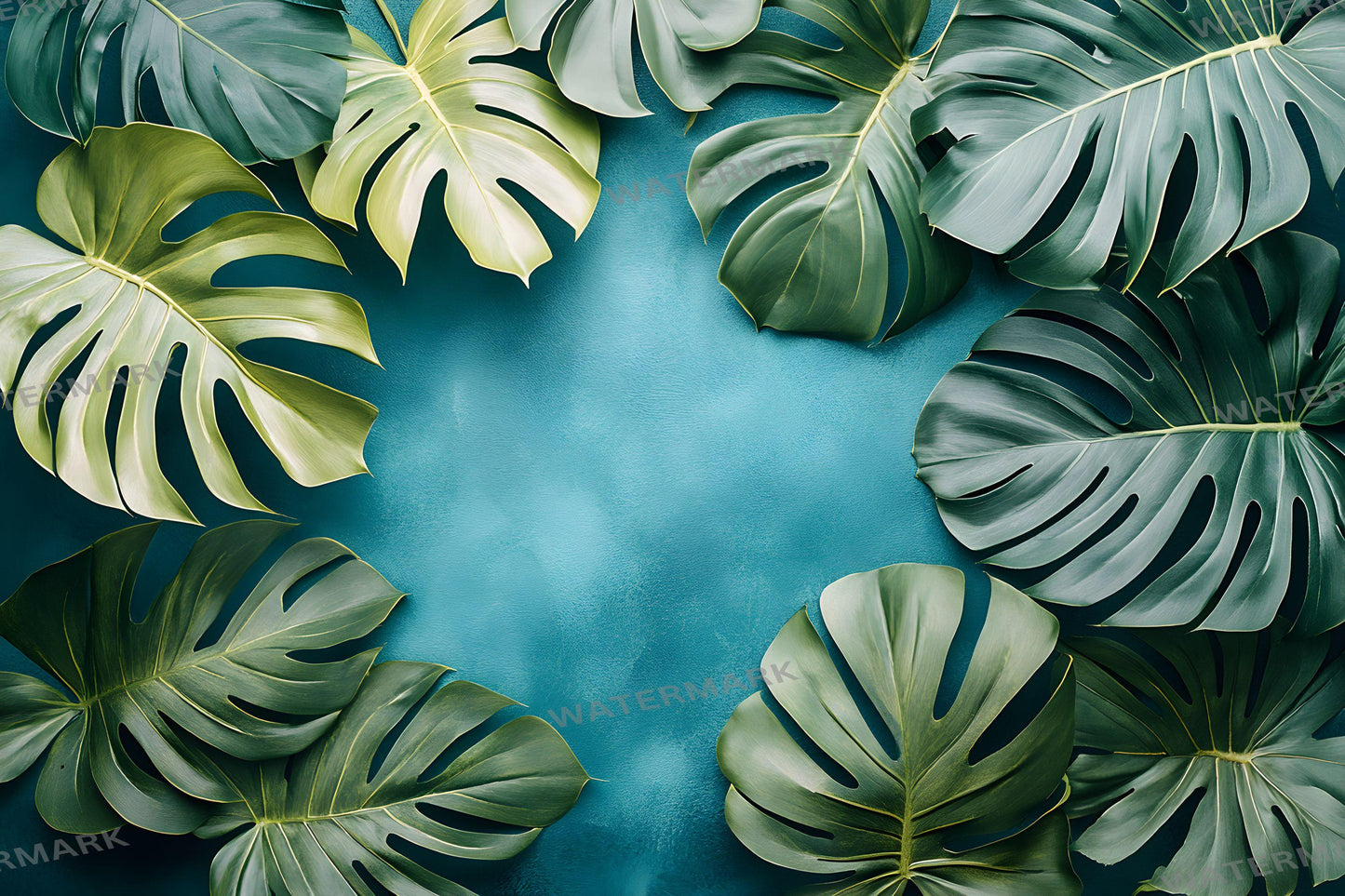 Banana Leaf Paradise Photography Backdrops | Digital Jungle Studio Background | Maternity, Wedding, Master Overlay, Tropical Backgrounds