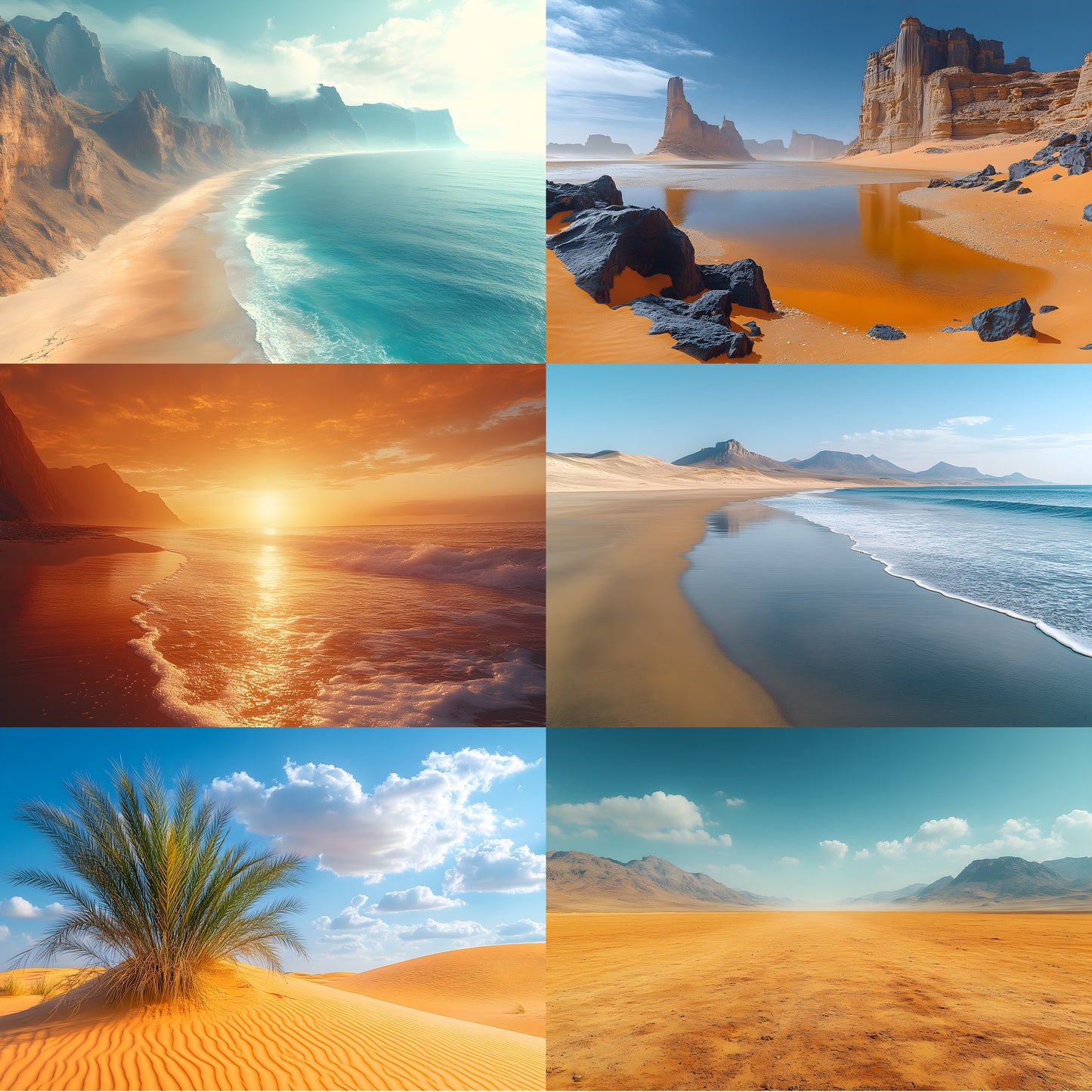 Beach Cyberpunk Backdrop, Futuristic Seascape Background, Digital Wallpaper for Photography, Blade Runner Inspired Landscape, Ocean Scene