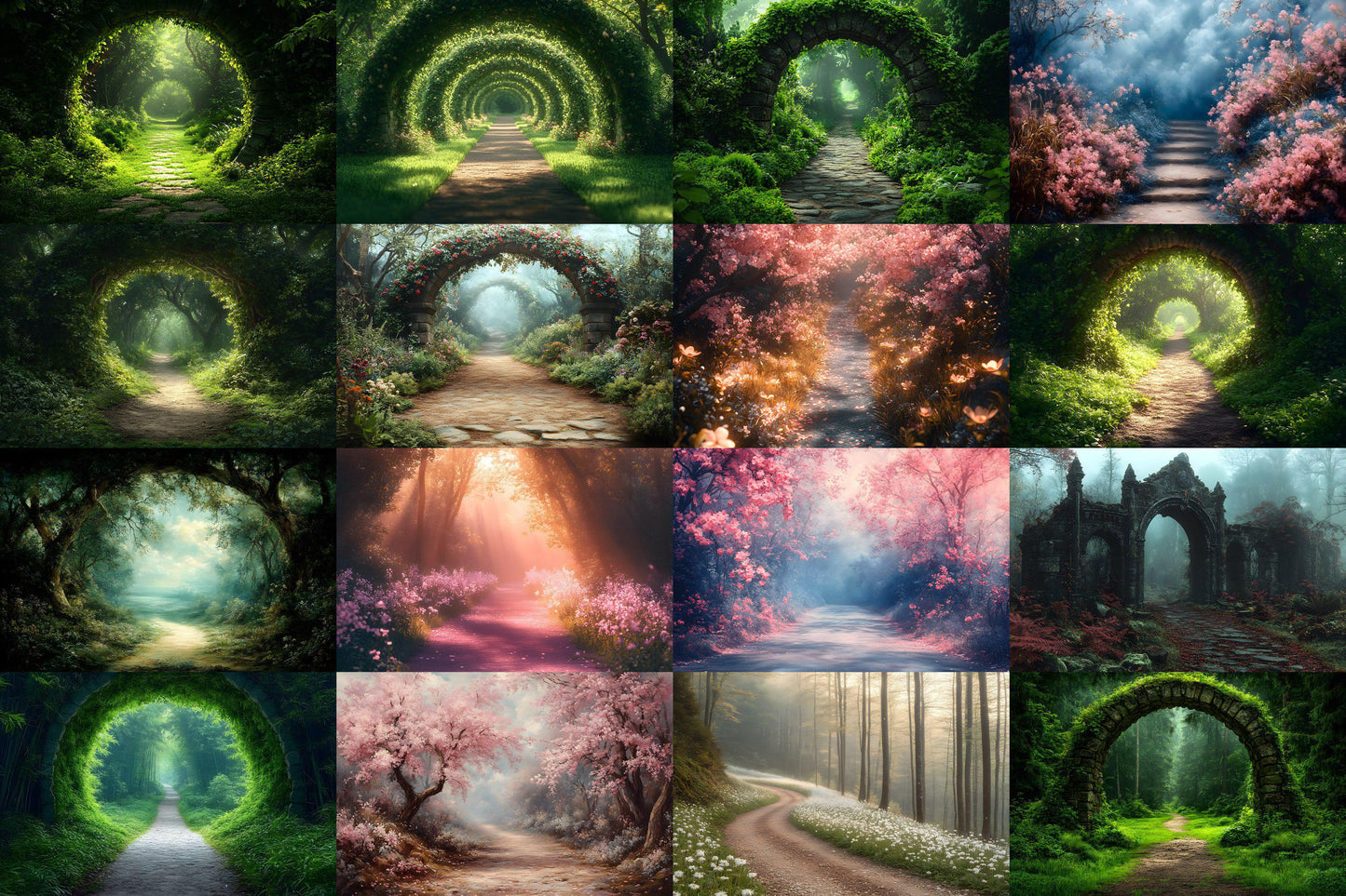 Enchanted Forest Backdrops, Photography ��������� Magical Forest Storytelling Backgrounds, Magic Woodland, Fairytale & Floral Backdrops