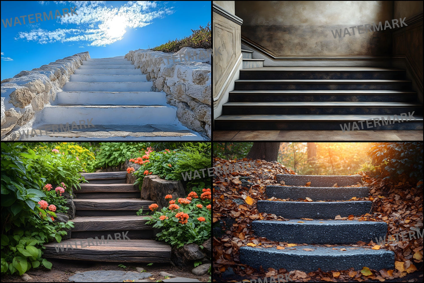 Staircase Photography Backdrop, Elegant Stairway Digital Background for Portrait Photography, Photo Prop, Wedding, and Fine Art Images
