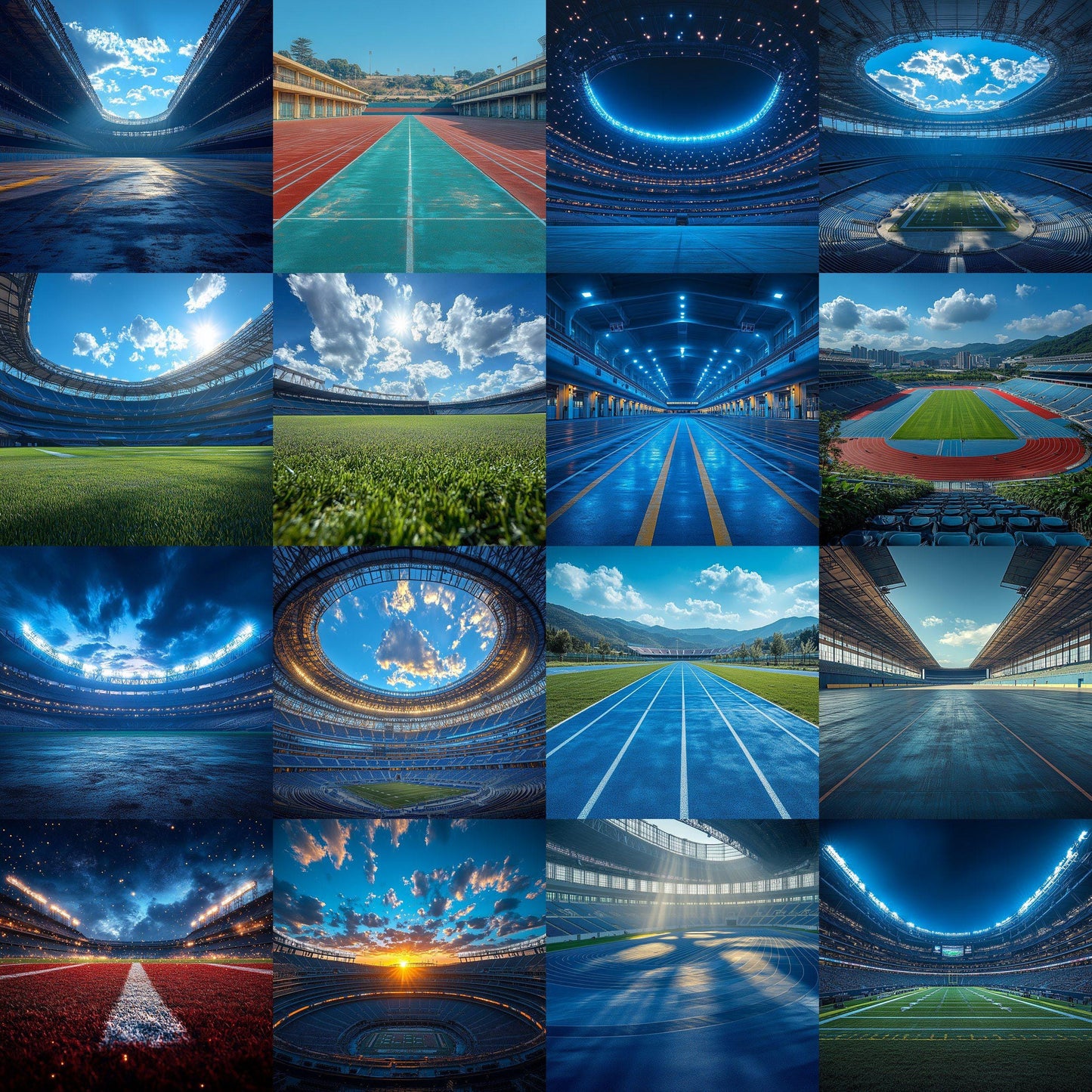 Sports stadium digital backdrops, PNG overlays for team portraits, football field photo scenes, game day composite photography props.