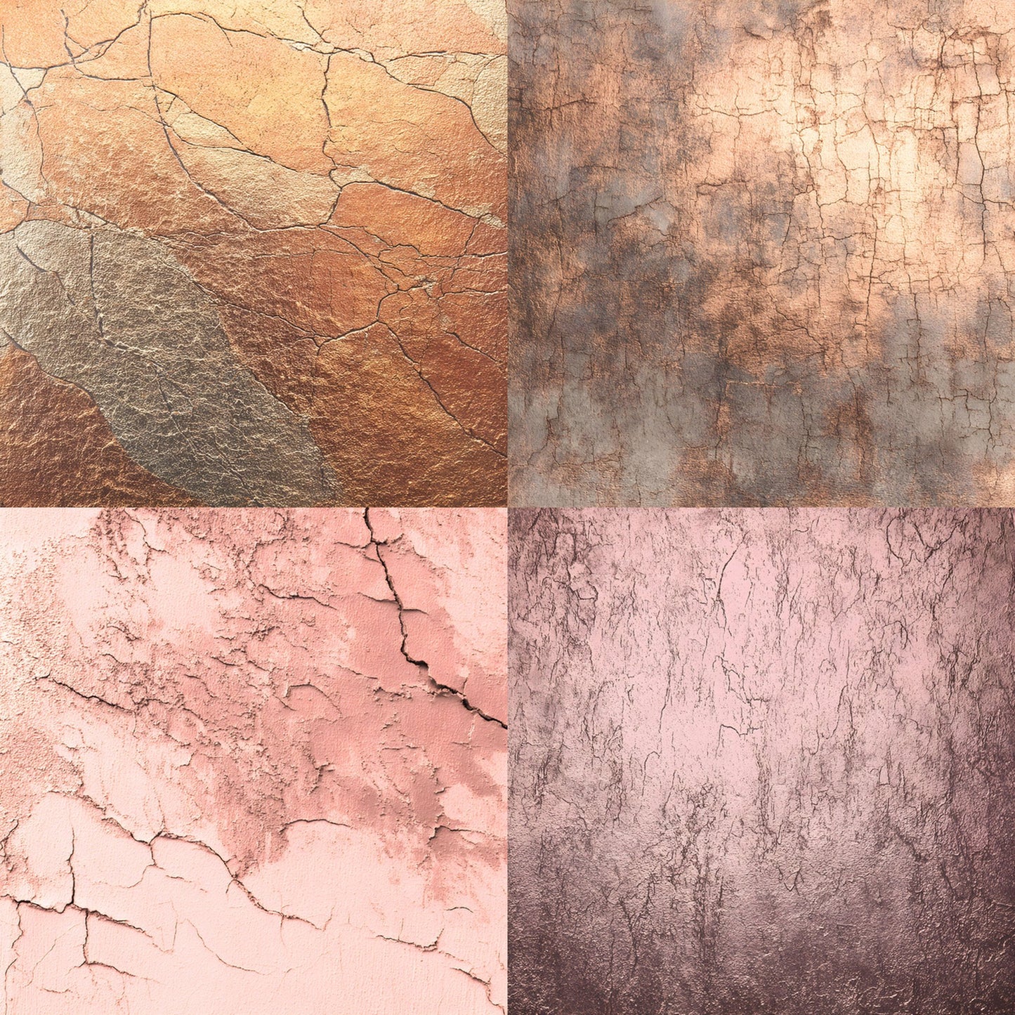 Shimmering Rose Gold Digital Backdrop, Elegant Photography Background for Portraits, Square Format Texture, Wedding & Newborn Photo Booth Prop