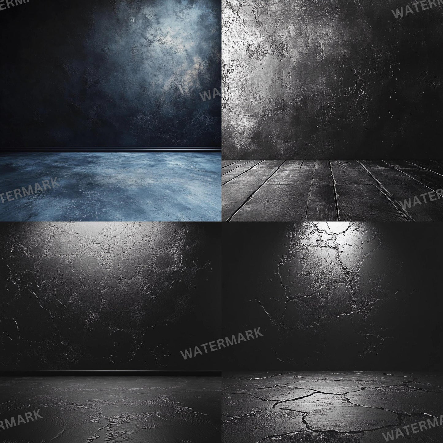 Black Texture Backdrops - Master Overlays, Photoshop & Digital Art Backgrounds - Textured Background, Photography Backdrops