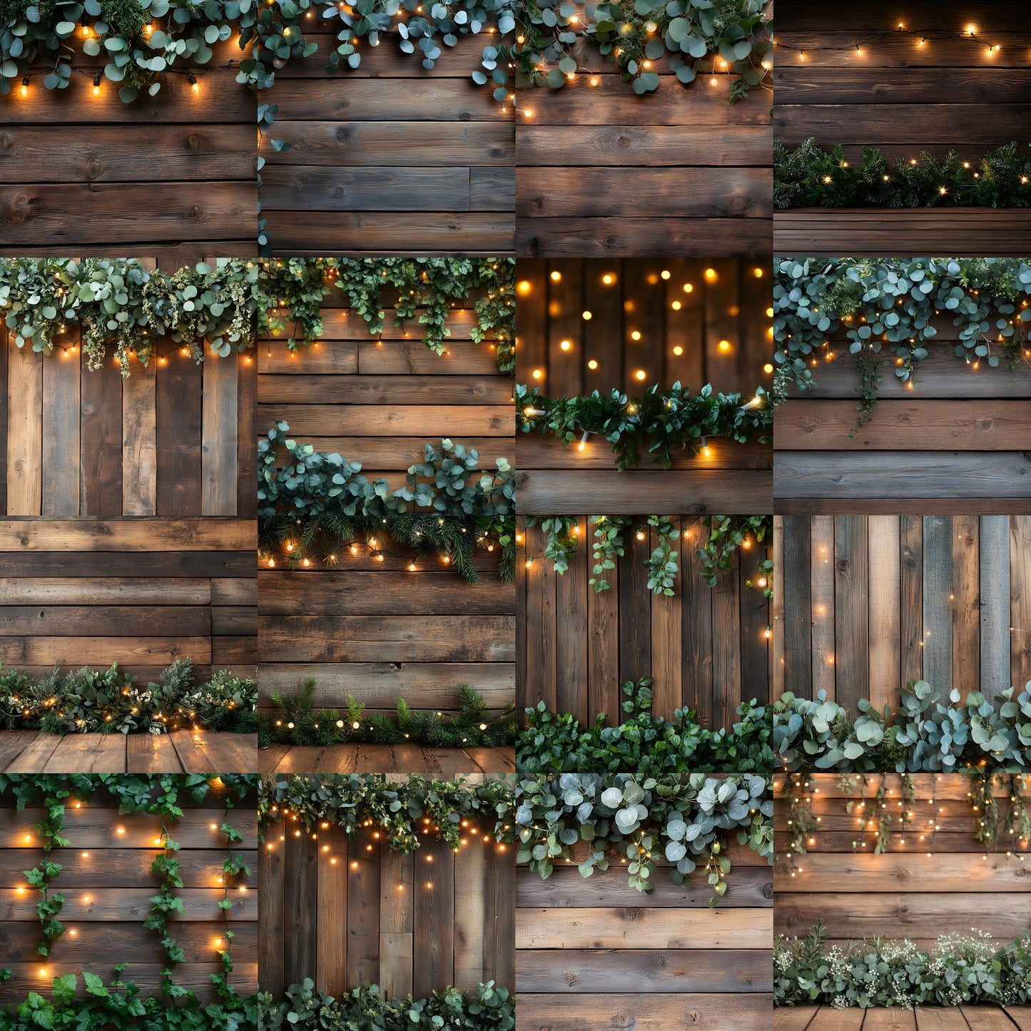 Rustic Barnwood Digital Backdrop Set, Farmhouse Photography Backgrounds, Ratios for Rustic Portraits, Country Photo Overlays, Barn Wood Textures