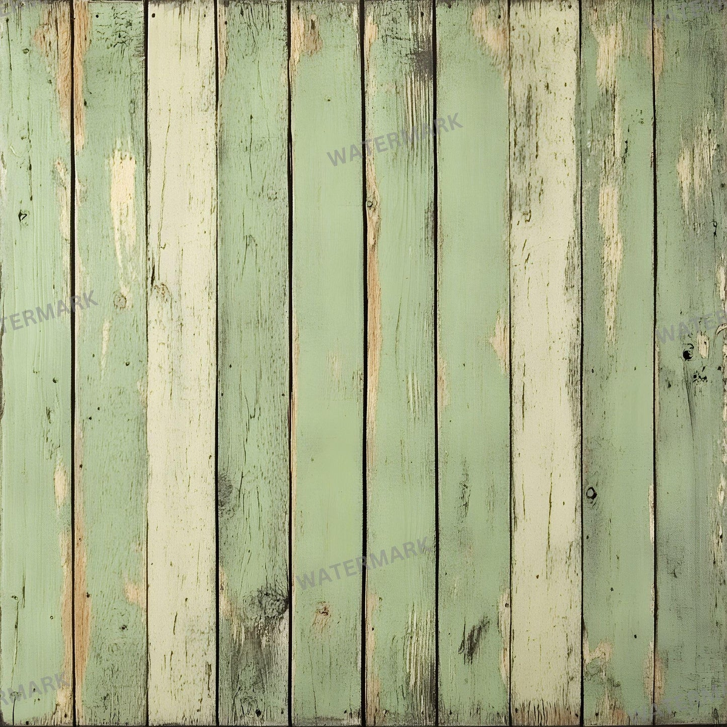 a wooden wall with peeling paint on it
