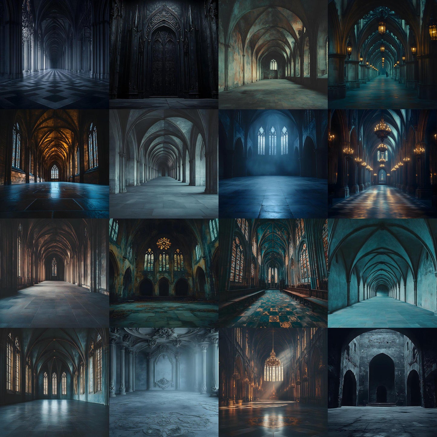 Gothic Backdrops, Castle Background, Dark Halloween Backdrop, Gothic Architecture Digital Backdrop, Photoshop Background, Digital Backdrop