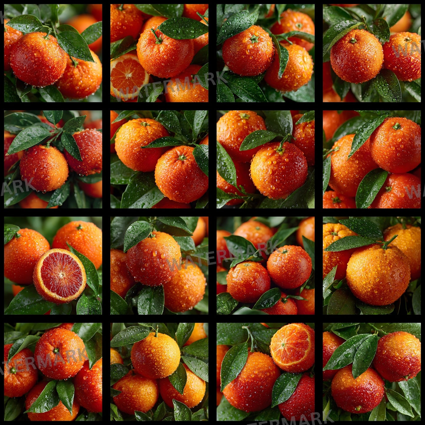 Juicy Orange Photography Backdrop, Vibrant Food Photo Background, Overhead Shot Digital Download, for Social Media, Fresh Fruit Still Life