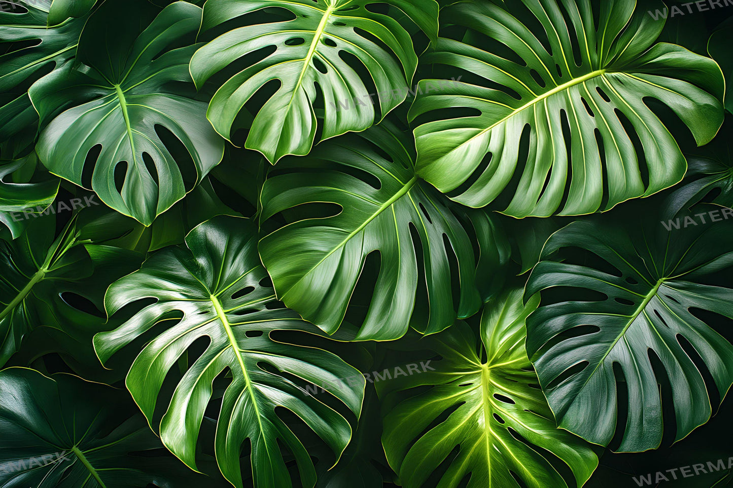 Banana Leaf Paradise Photography Backdrops | Digital Jungle Studio Background | Maternity, Wedding, Master Overlay, Tropical Backgrounds