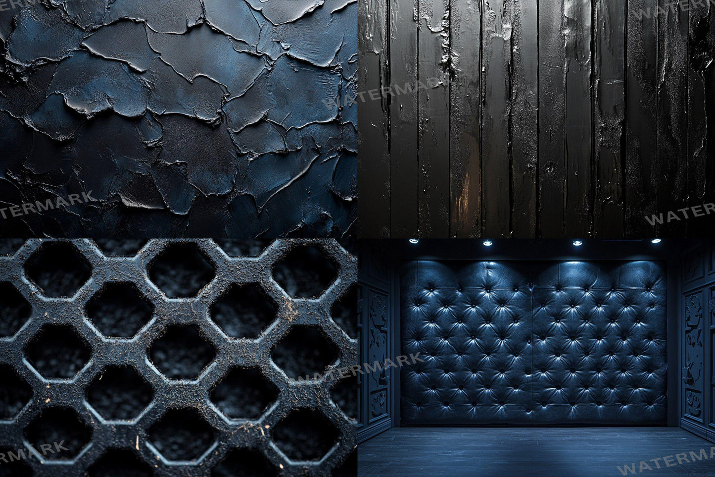 Black Textured Digital Backdrops - 3High-Res PNGs 00x00px for Stunning Photography