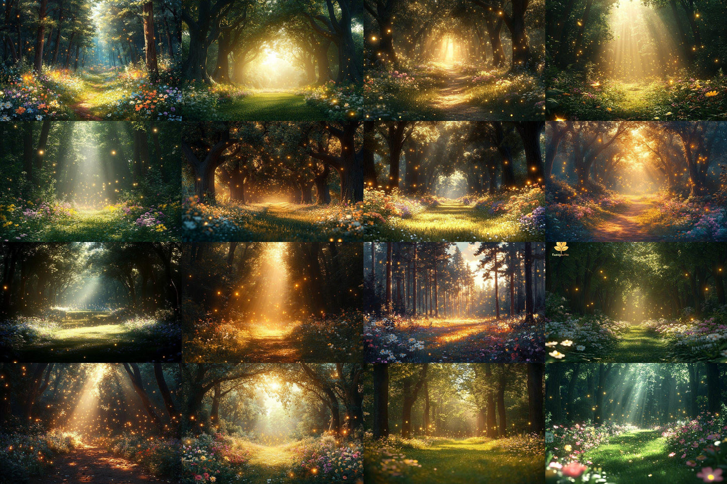 High-Resolution Fairytale Forest PNG Backdrops - Enchanting Photography Design D������cor