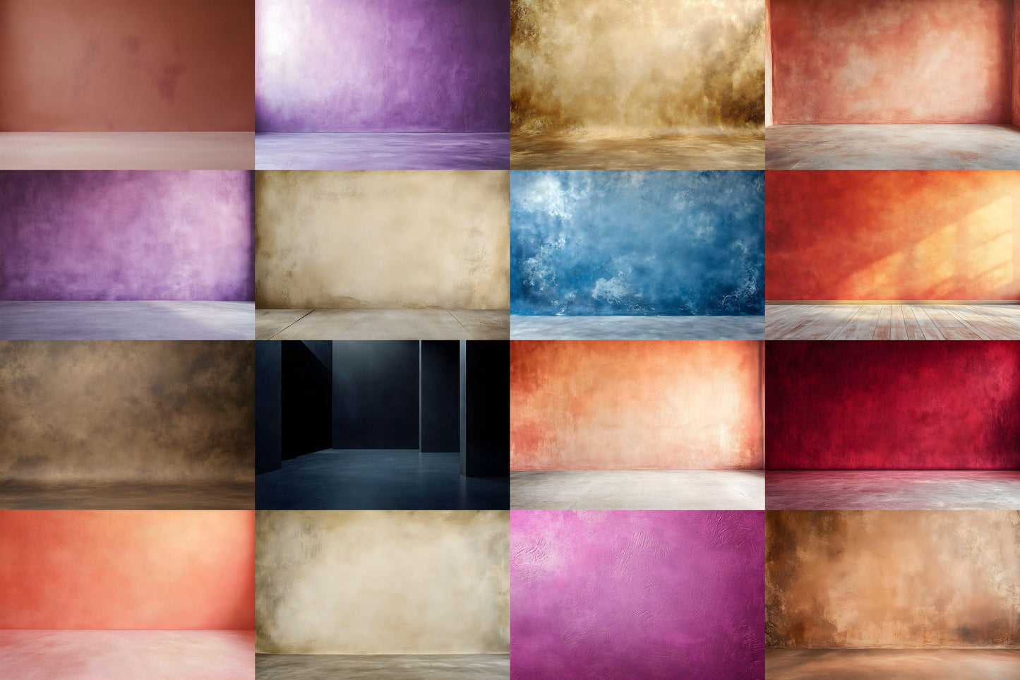 Textured Photography Backdrops - Backdrop Set with 9PNG Images - 00x00px Size 32 Ratio for Creative - Photography and Design