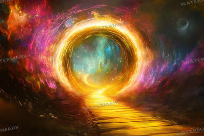 Magic Portal in Yellow Brick Road_4Images_Wizard of Oz Backdrops | Dorothy Wizard of OZ Backdrops