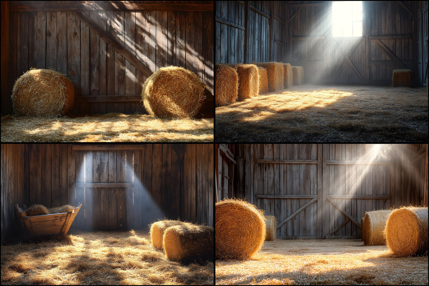 Rustic Barnyard Photography Backdrop, Vintage Farm Scene Background, Digital Download for Portrait Photoshoot, Photo Booth Prop