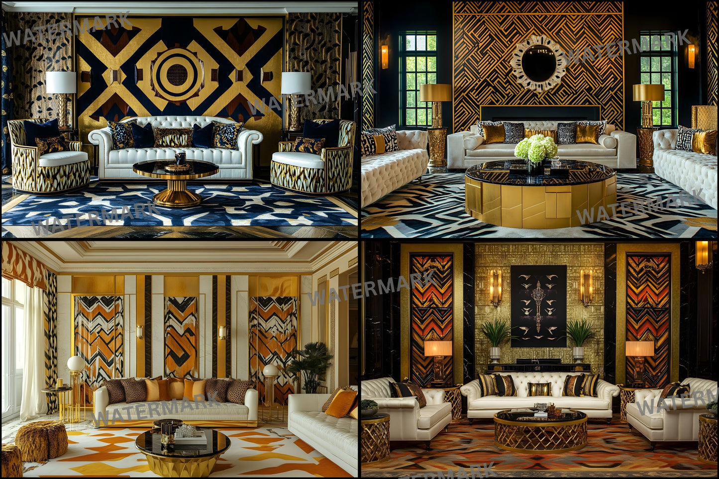 Art Deco Digital Backdrop, Gatsby Background, Printable Photography Background, Elegant Party Photo Booth, Gold Black Flapper Theme, Landscape