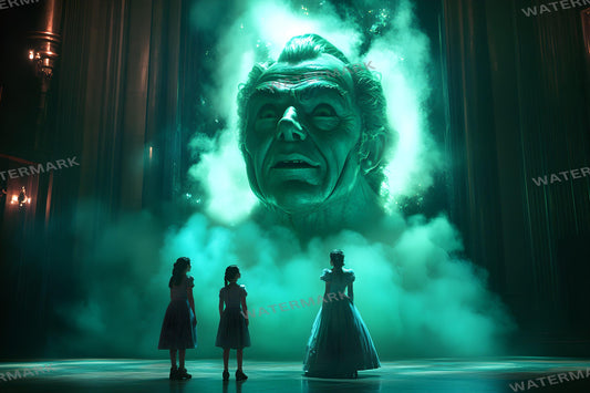 Wizard of Oz Emerald City Backdrops | Great Oz Digital Art Collection | Fantasy Photography Backgrounds & Green Magic