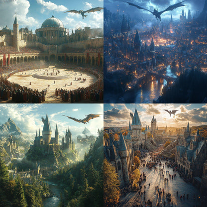 Triwizard Tournament Grounds Backgrounds ��������� Magical Arena-Inspired Backdrops, Fantasy - Themed Photoshop & Photography - School of Wizarding