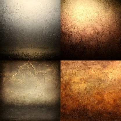 Bronze Shimmer Digital Backdrop, Metallic Texture Photography Background, Square Format Portrait Photo Booth Prop, Elegant Bronze Overlay for Composites