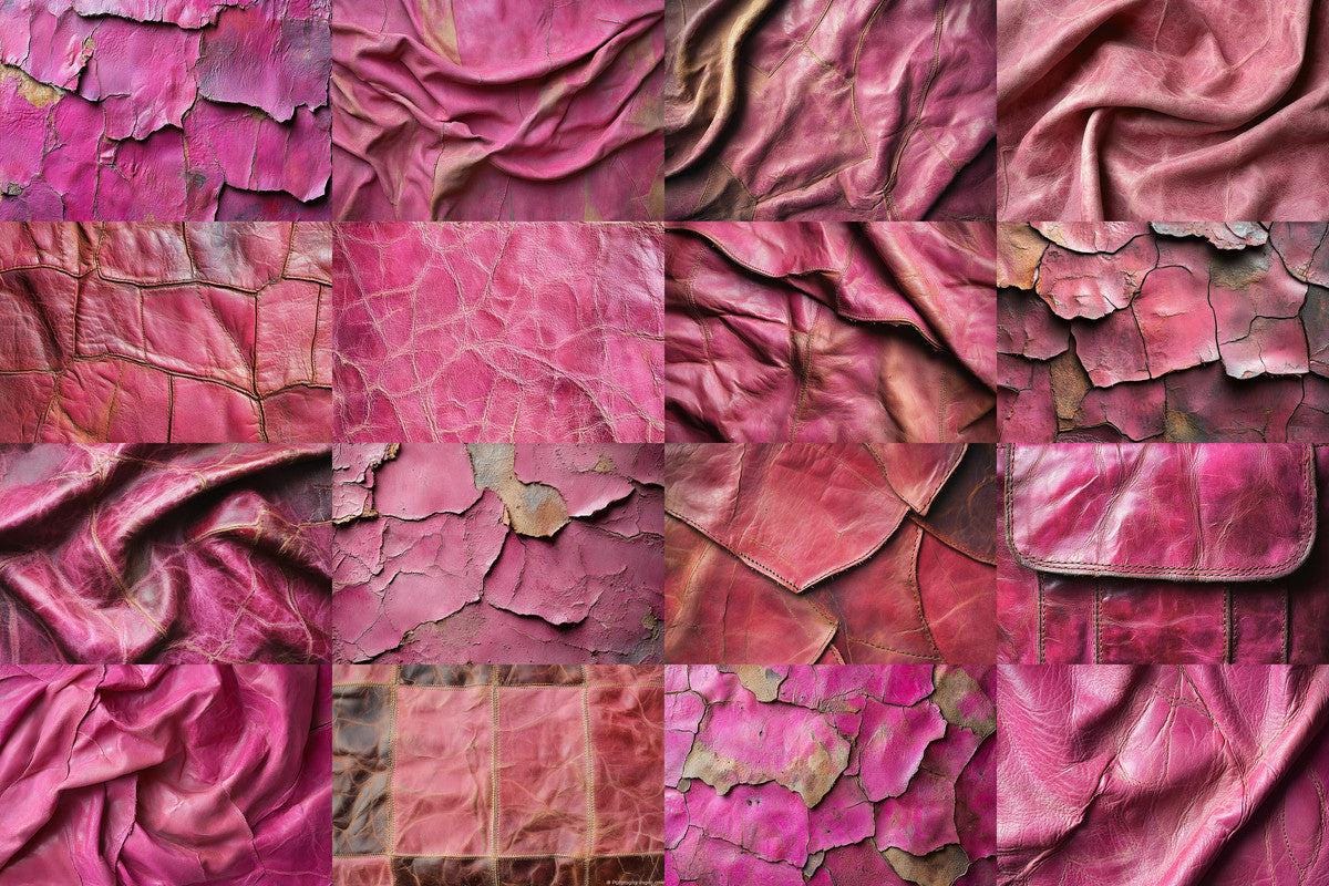 Weathered Pink Leather Backdrops for Photography Overlays  Warm PNGs for Artists  Designers  00x00px