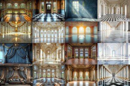 Regal Room Backdrops, Photography, Photoshop, Portrait Backgrounds, Weddings Backdrops, Maternity Backgrounds, Luxury, Architecture