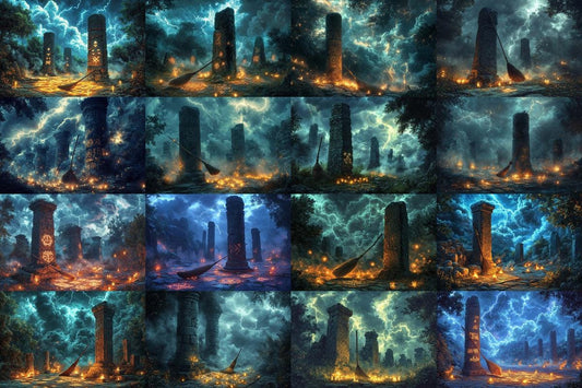 WITCH BROOMSTICK BACKDROPS - Digital Photo Editing Overlay - Warm Aesthetic for Artists  Photographers